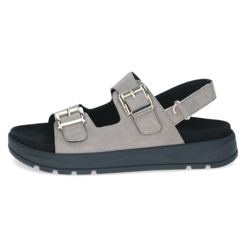 Caprice 9-28206-46-338 | Ανατομικό Δερμάτινο Σανδάλι Suede με Τεχνολογία Memotion - Mud