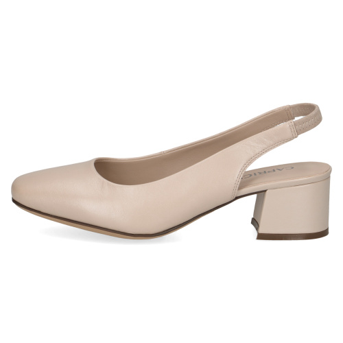 Caprice Ανατομική Slingback Γόβα με Τεχνολογία Memotion - Beige Perlato