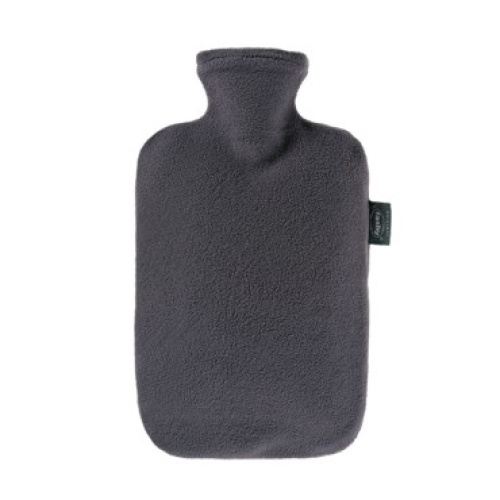 Θερμοφόρα Νερού Fashy 2L με Πολυτελές Κάλυμμα Fleece - Γκρι (Anthracite)