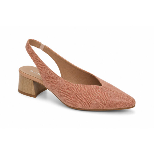 D'chicas 4861 Γυναικεία Ανατομικά Slingback Πέδιλα / Γόβες - Ροζ