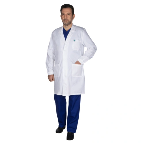 Ανδρική Ιατρική Ποδιά Alezi με Μακρύ Μανίκι (65% Polyester / 35% Cotton